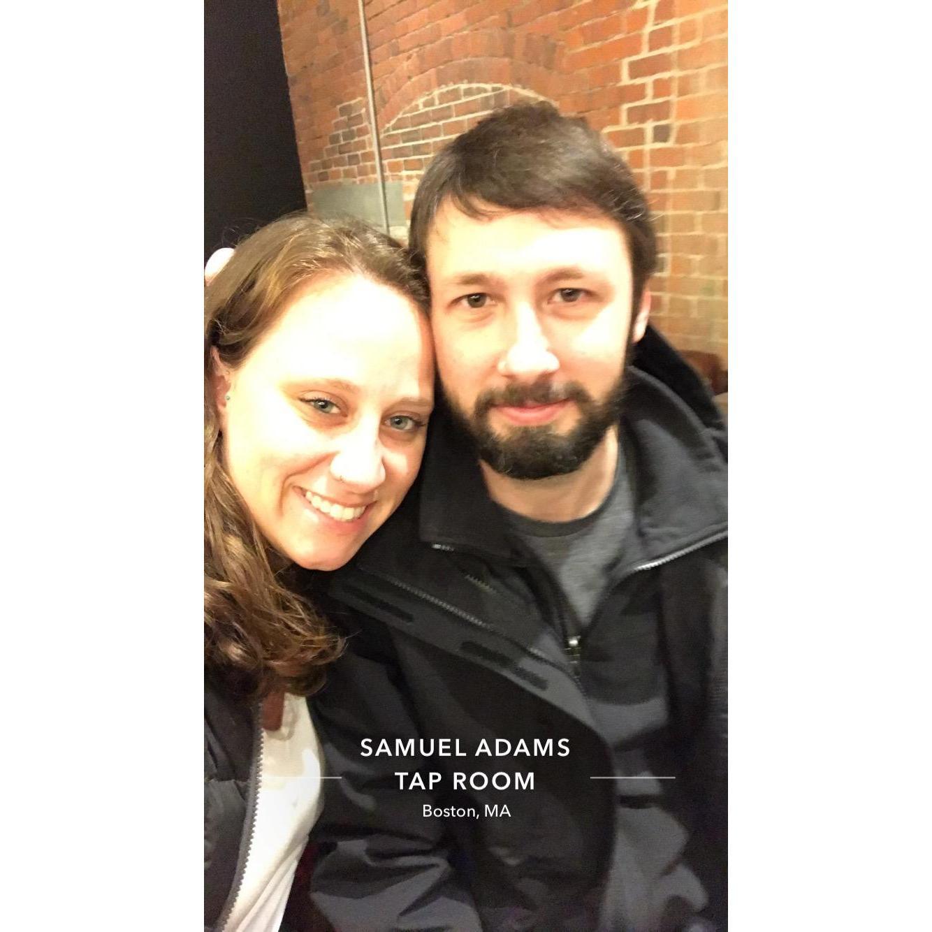 We went to Sam Adams