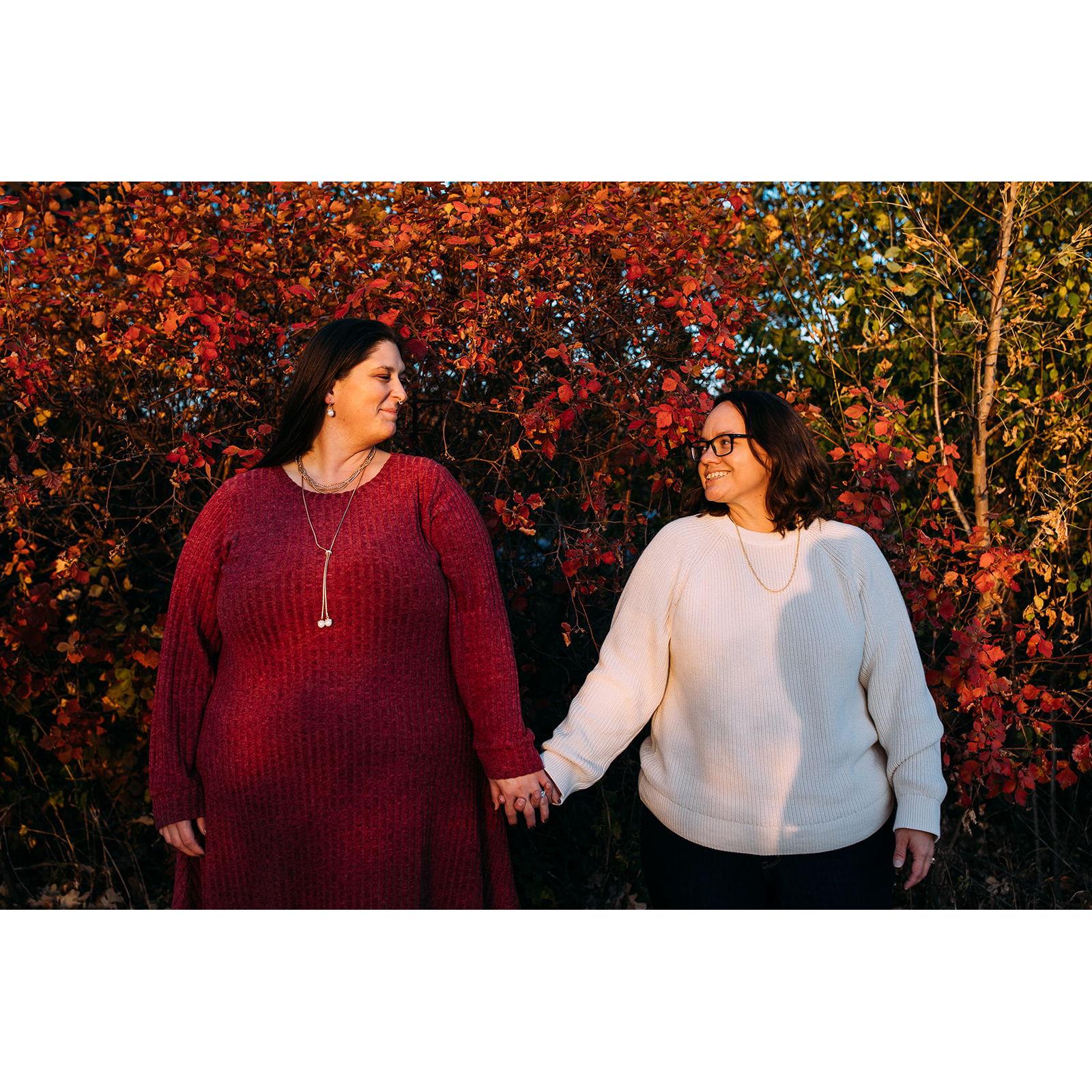 In October, we took our engagement photos.