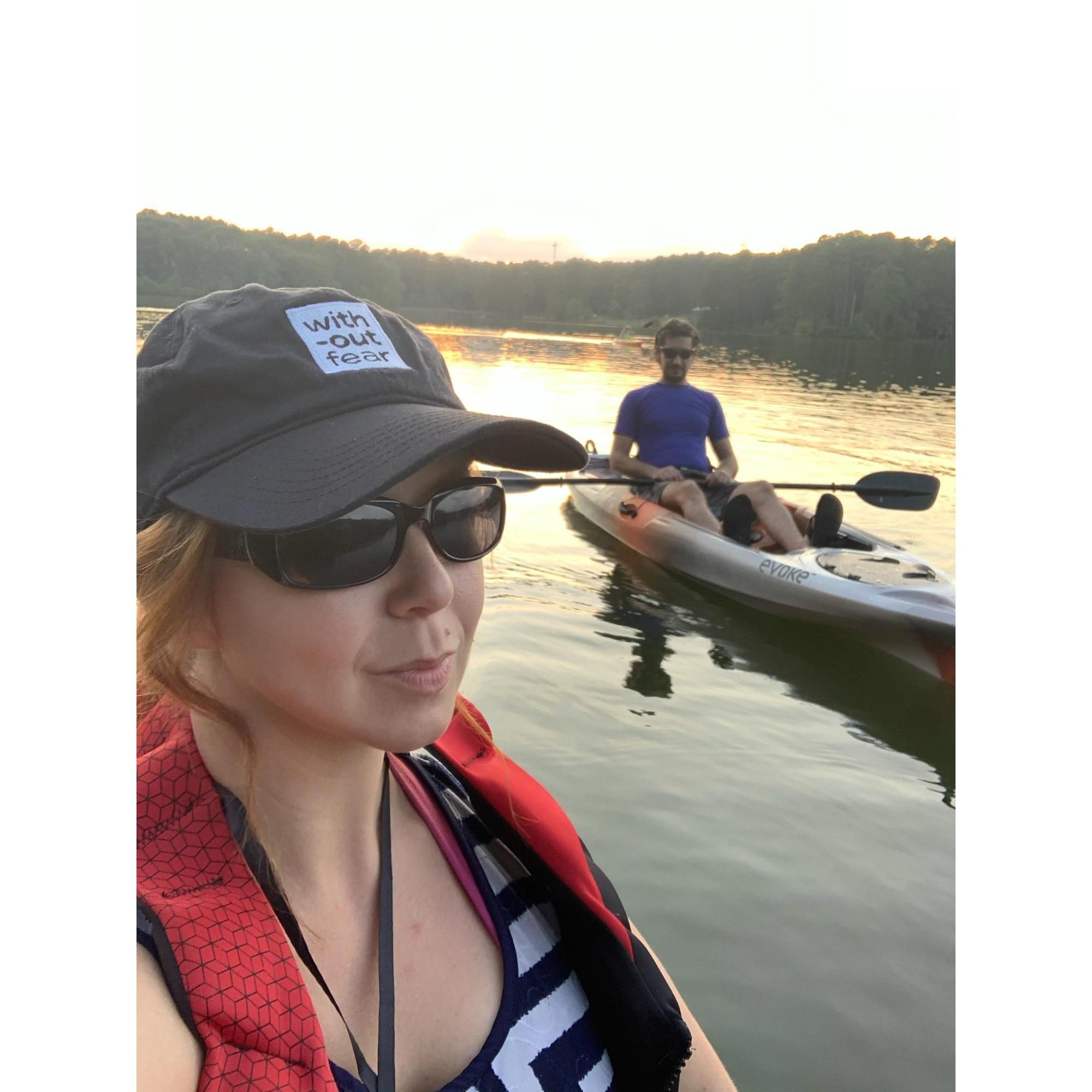 Kayaking at Fort Yargo