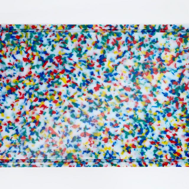 Large Confetti Cutting Board