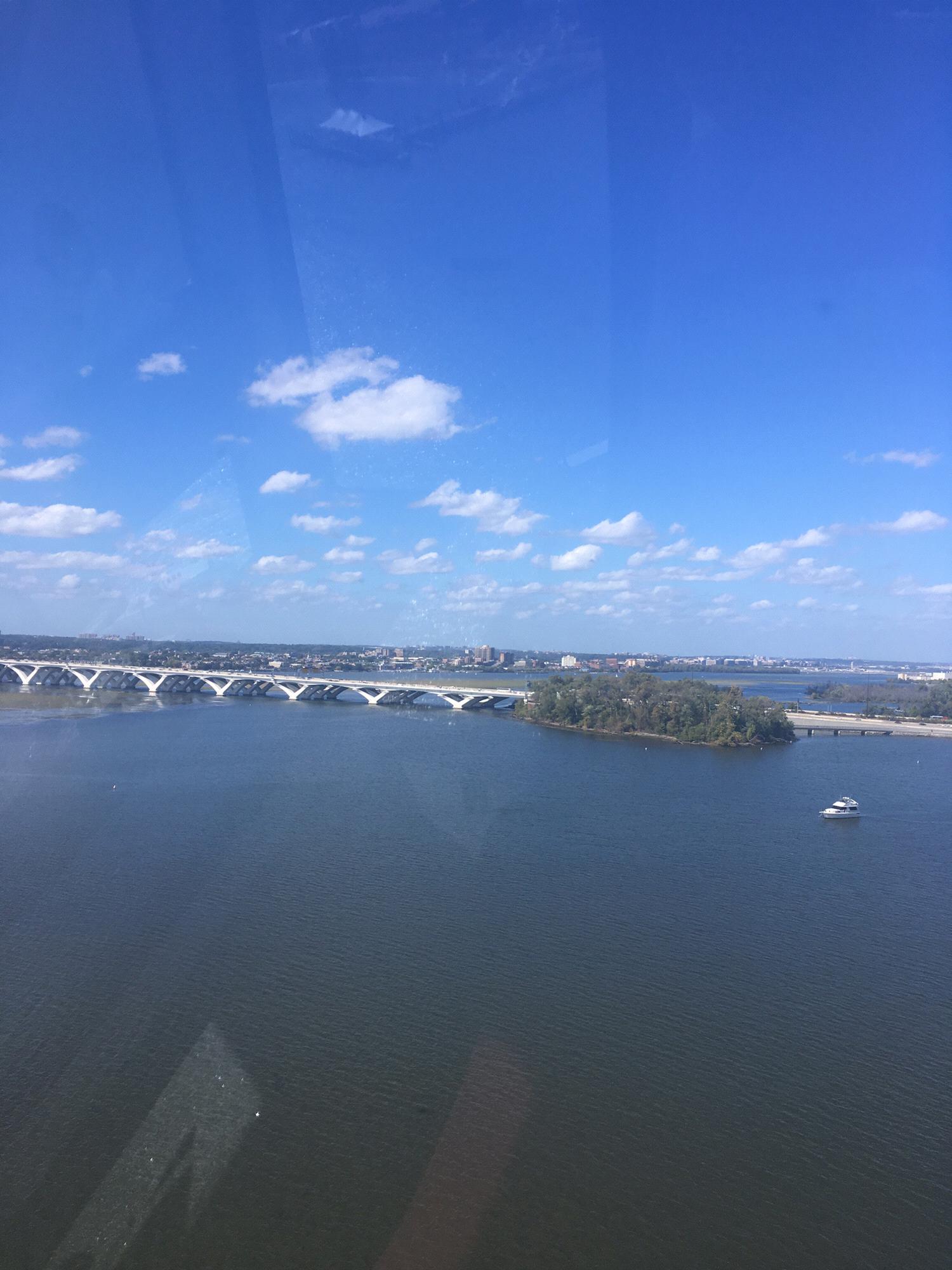 The view from the Ferris Wheel at DC Harbor