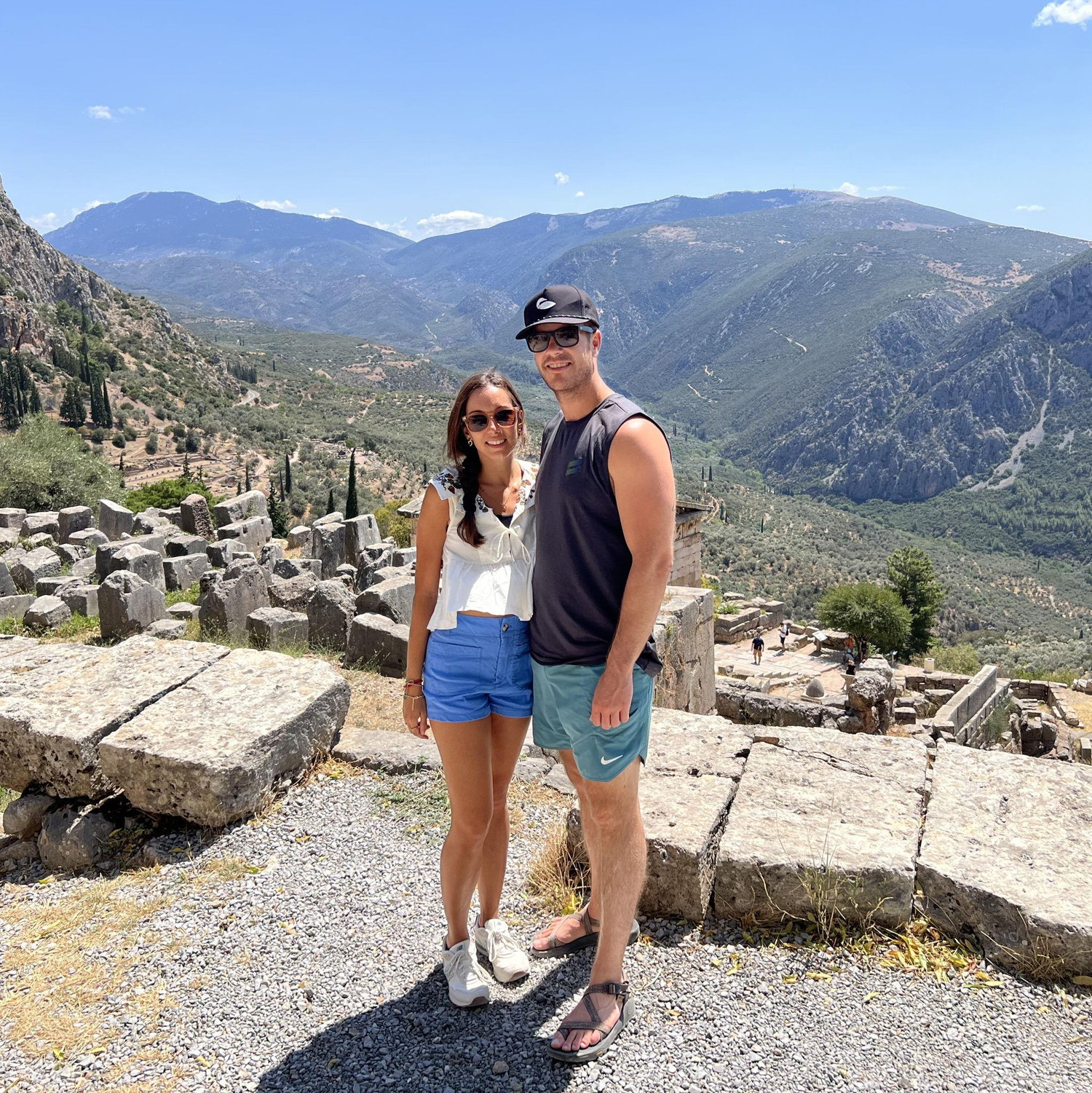 Exploring the ruins of Delphi, Greece - August 2025