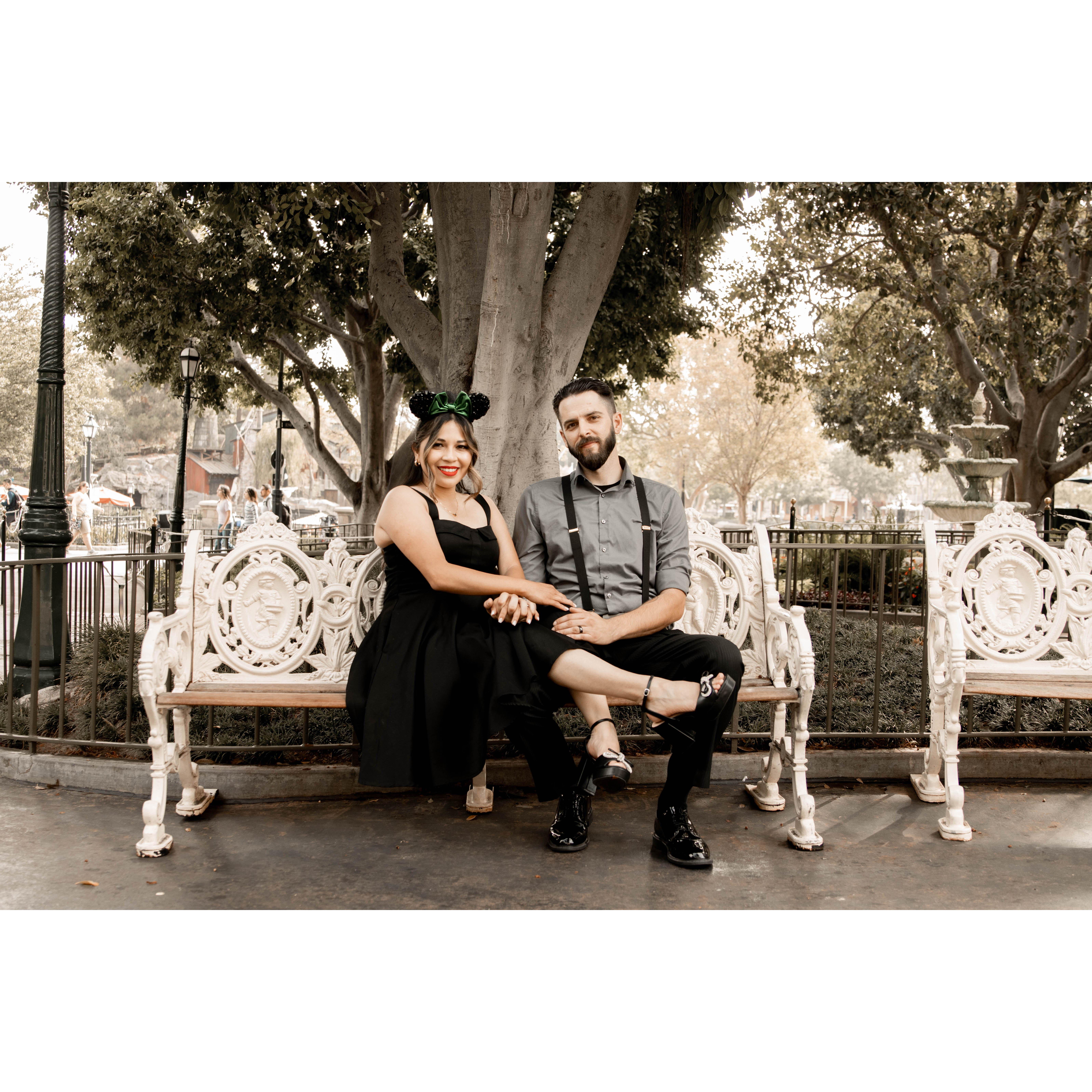 Disneyland Fairytale Engagement Photo shoot
