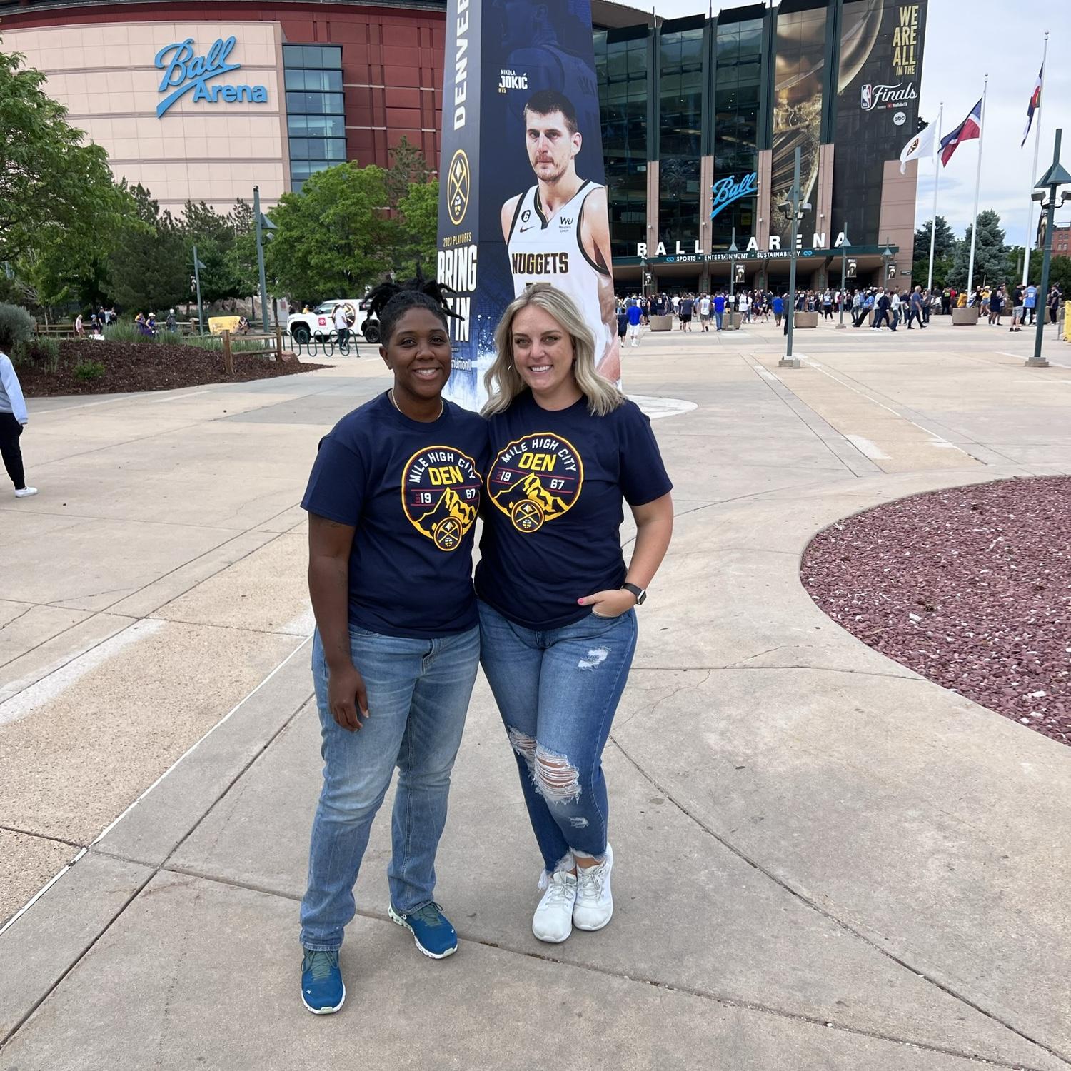 Denver Nuggets watch party for Yasmeen's 30th birthday. They won the championship that year!!