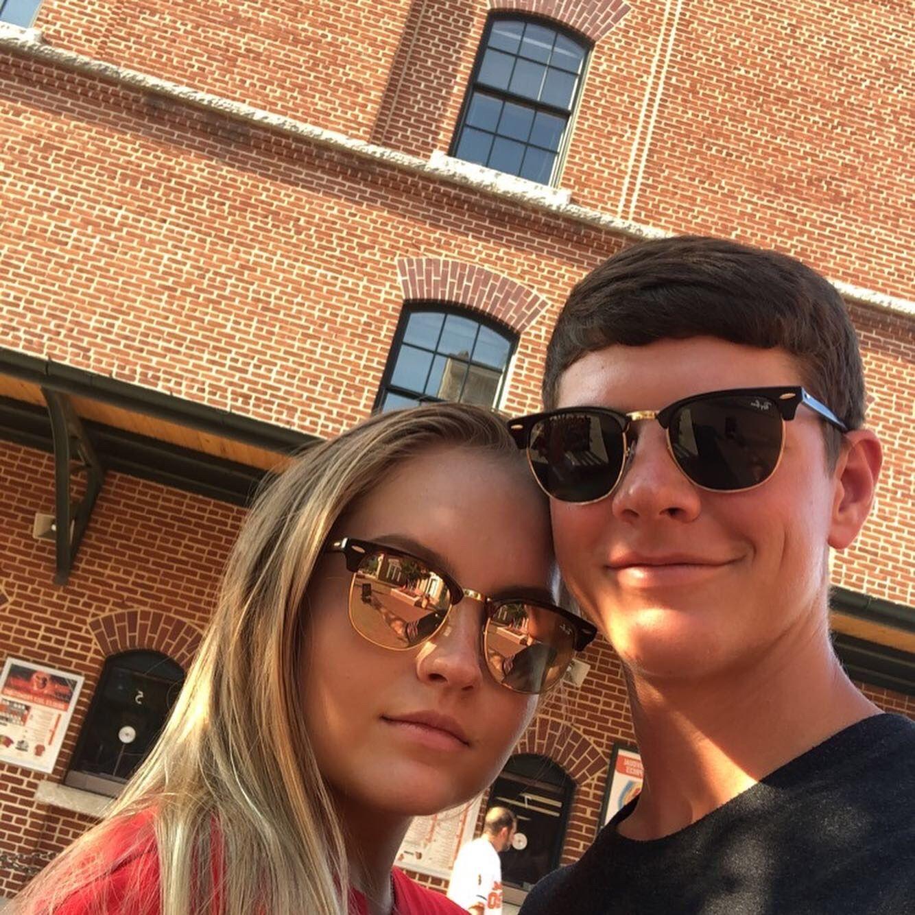 Our first baseball game!