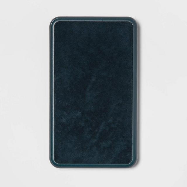 heyday™6000mAh Portable Powerbank - Crushed Velvet Spruce Blue