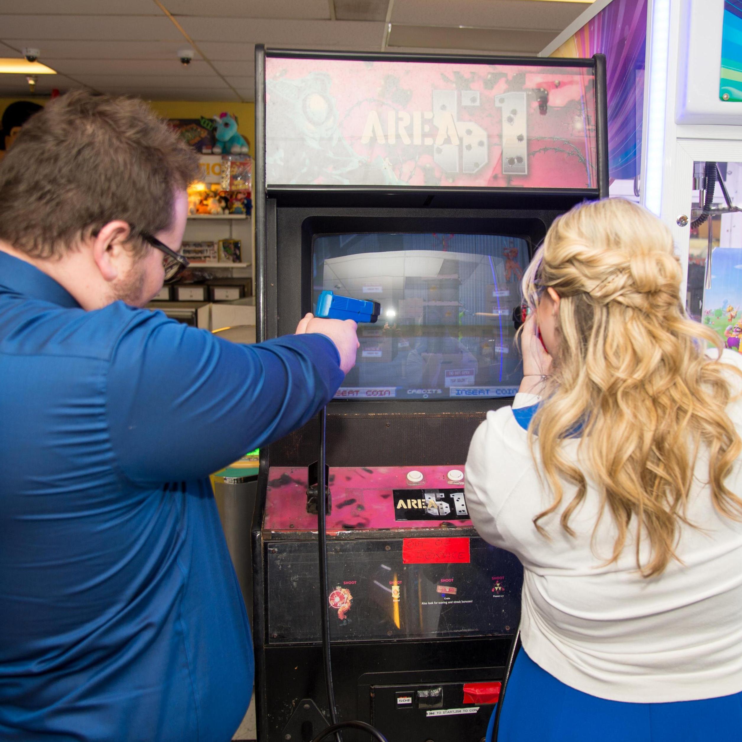 The couple who plays together, stays together.