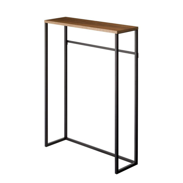 Yamazaki Home Narrow Entryway Console Table, Black