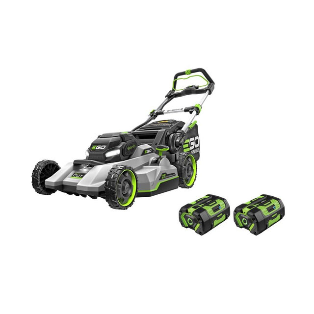 EGO POWER+ Electric Lawn Mower, Self-Propelled Cordless with Select Cut and Touch Drive, Includes (2) 56V 6.0Ah Batteries and Rapid Charger - LM2134SP-2