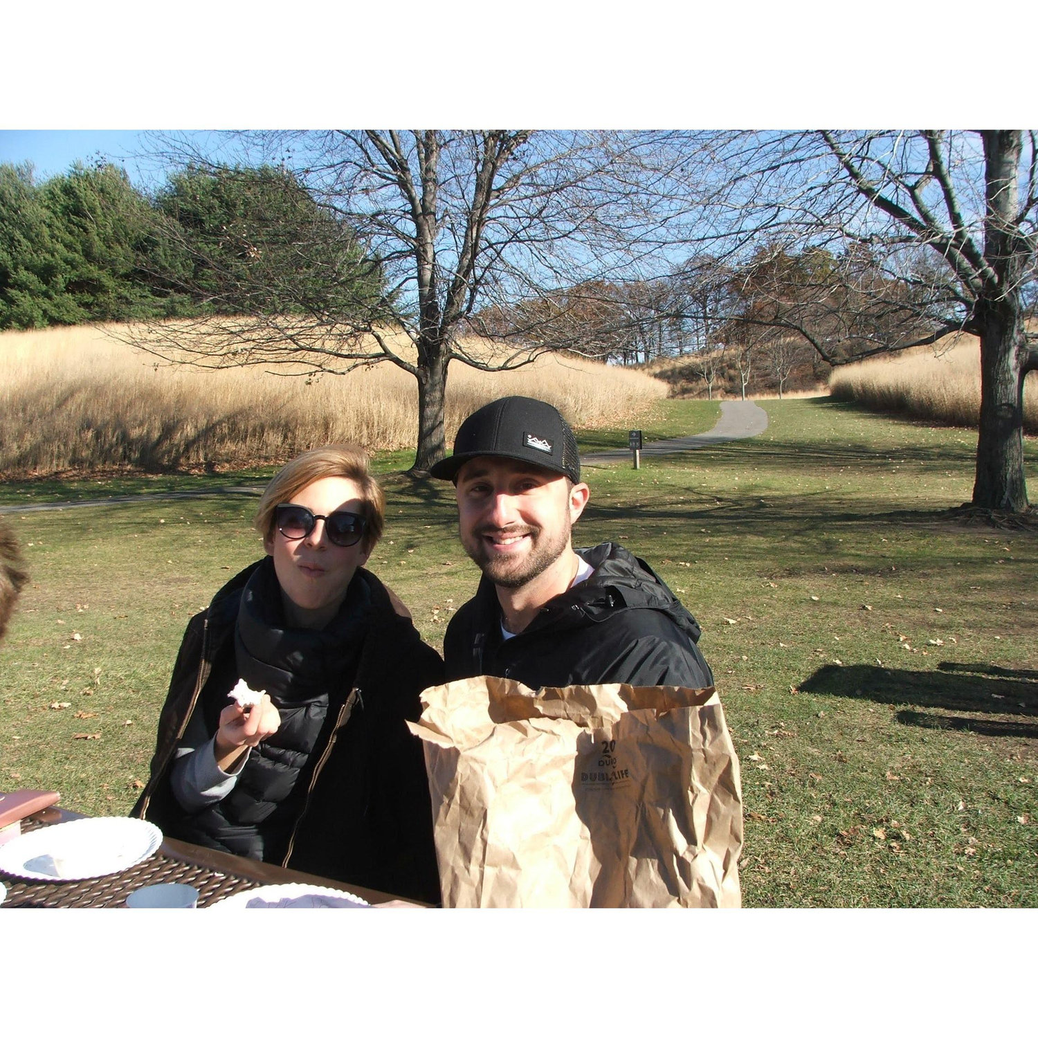 Celebrating Laura's birthday at Storm King Art Center
