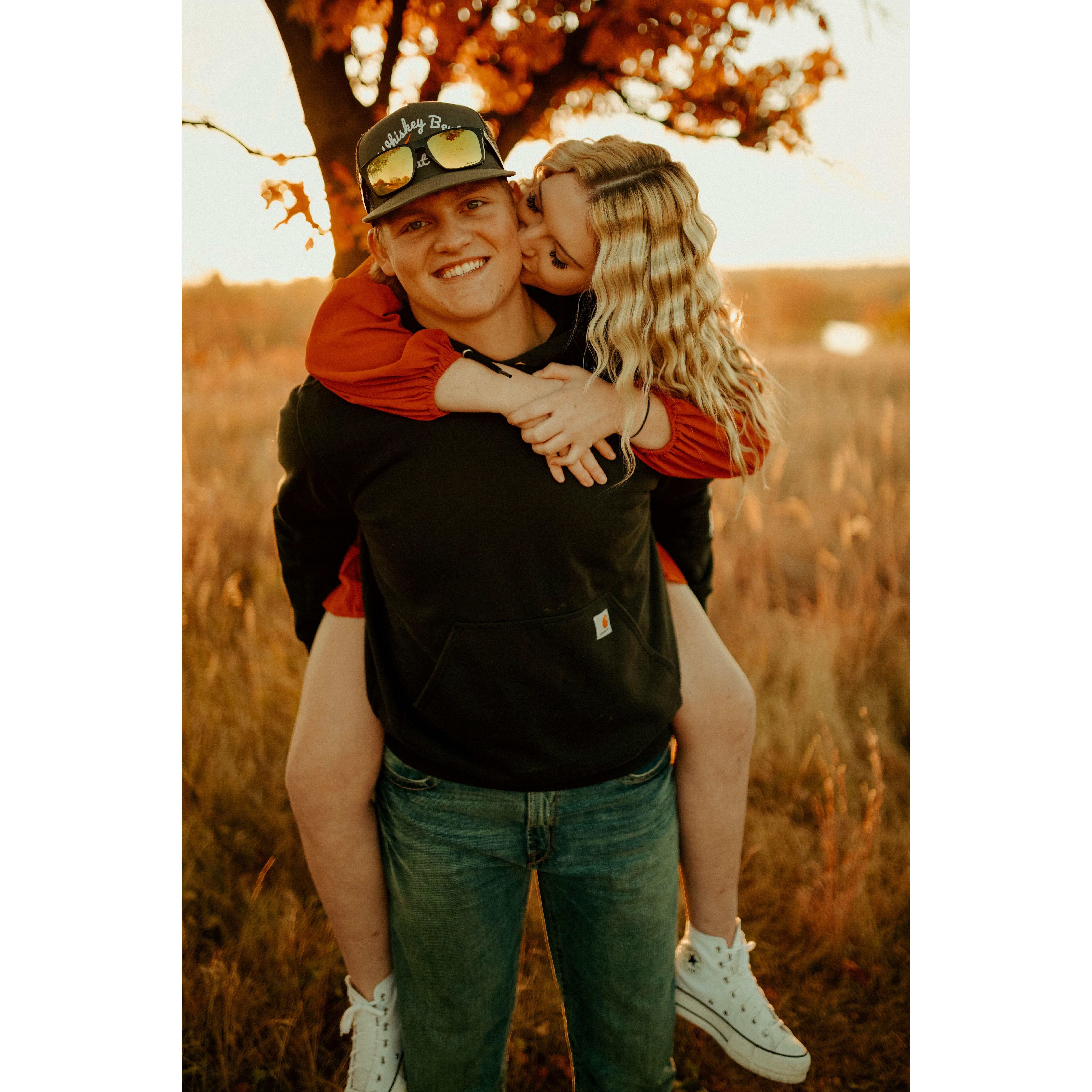 Our first "professional" pictures together!
