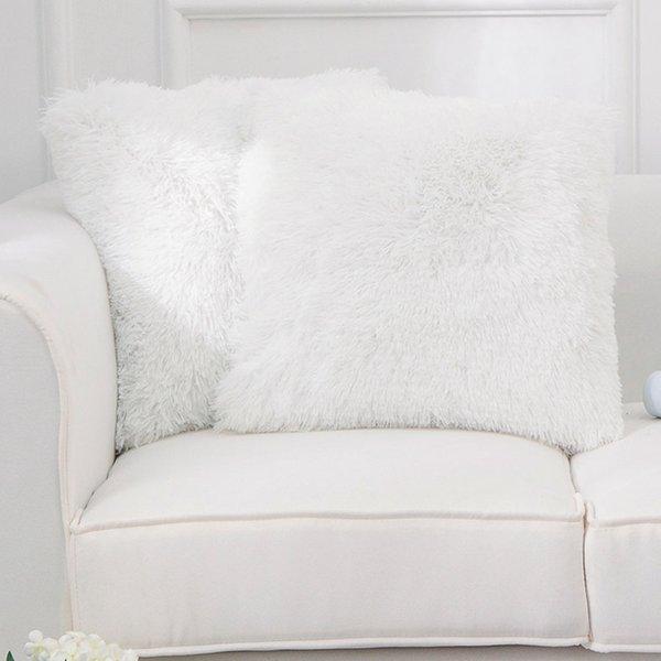 Mashpee Shaggy Hair Decorative Throw Pillow