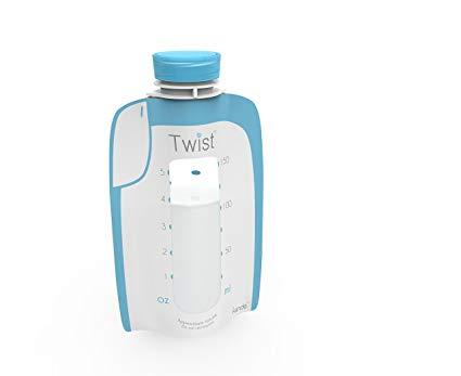 Kiinde Breast Milk Storage Twist Pouch (6 oz - Pack of 80)