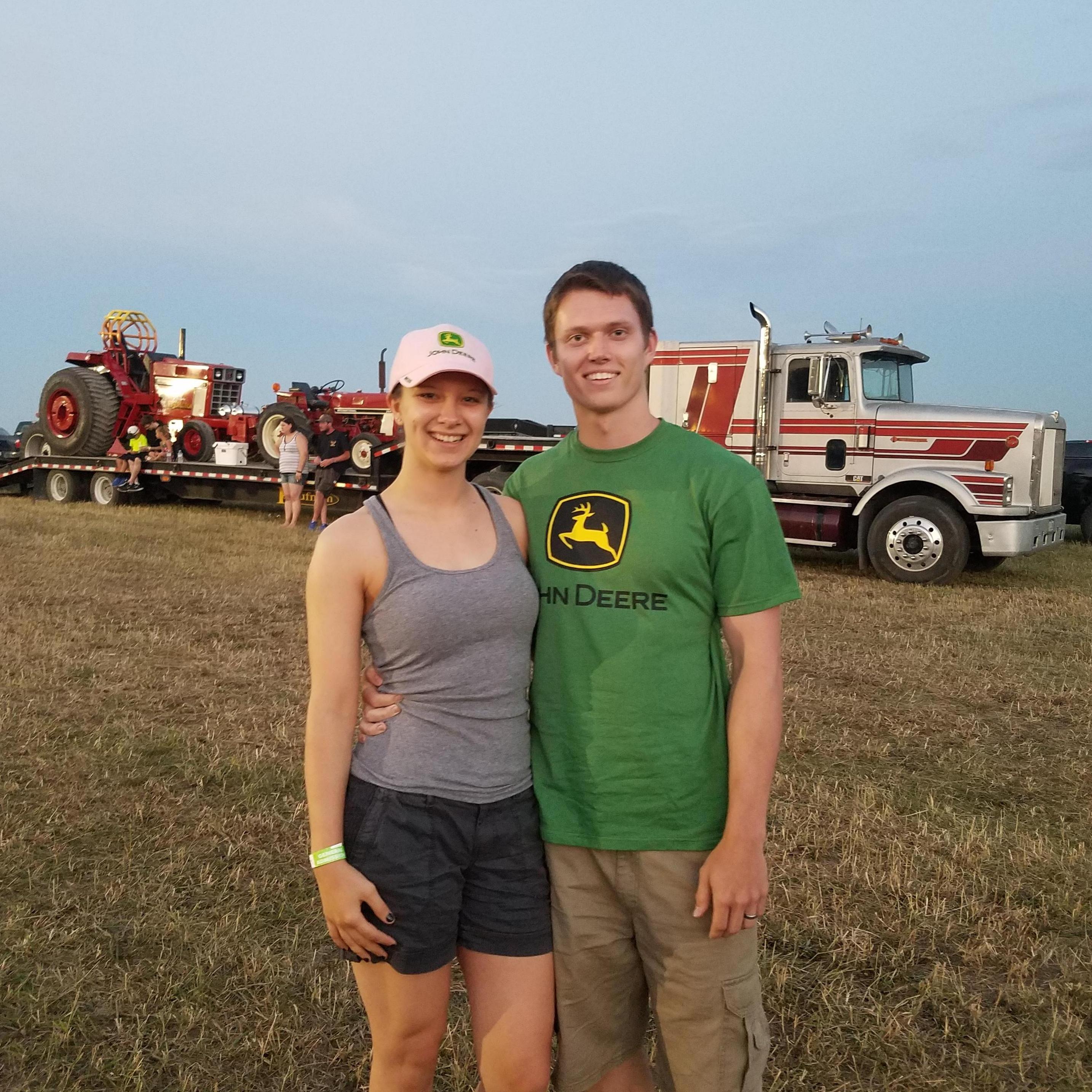 Iowa kids, our first tractor pull! Summer 2016