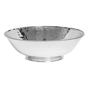 Graham Silver Serving Bowl