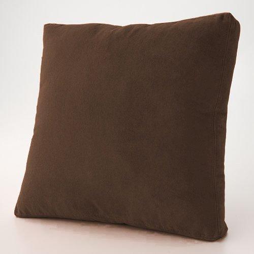 MoonRest - Faux Suede Microfiber Decorative Pillow (18"x18", Chocolate)