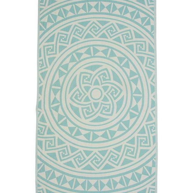 Mandala Mint Sand Cloud Towel