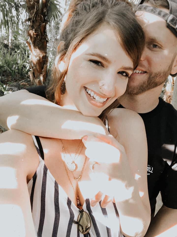 Moments after we were engaged.