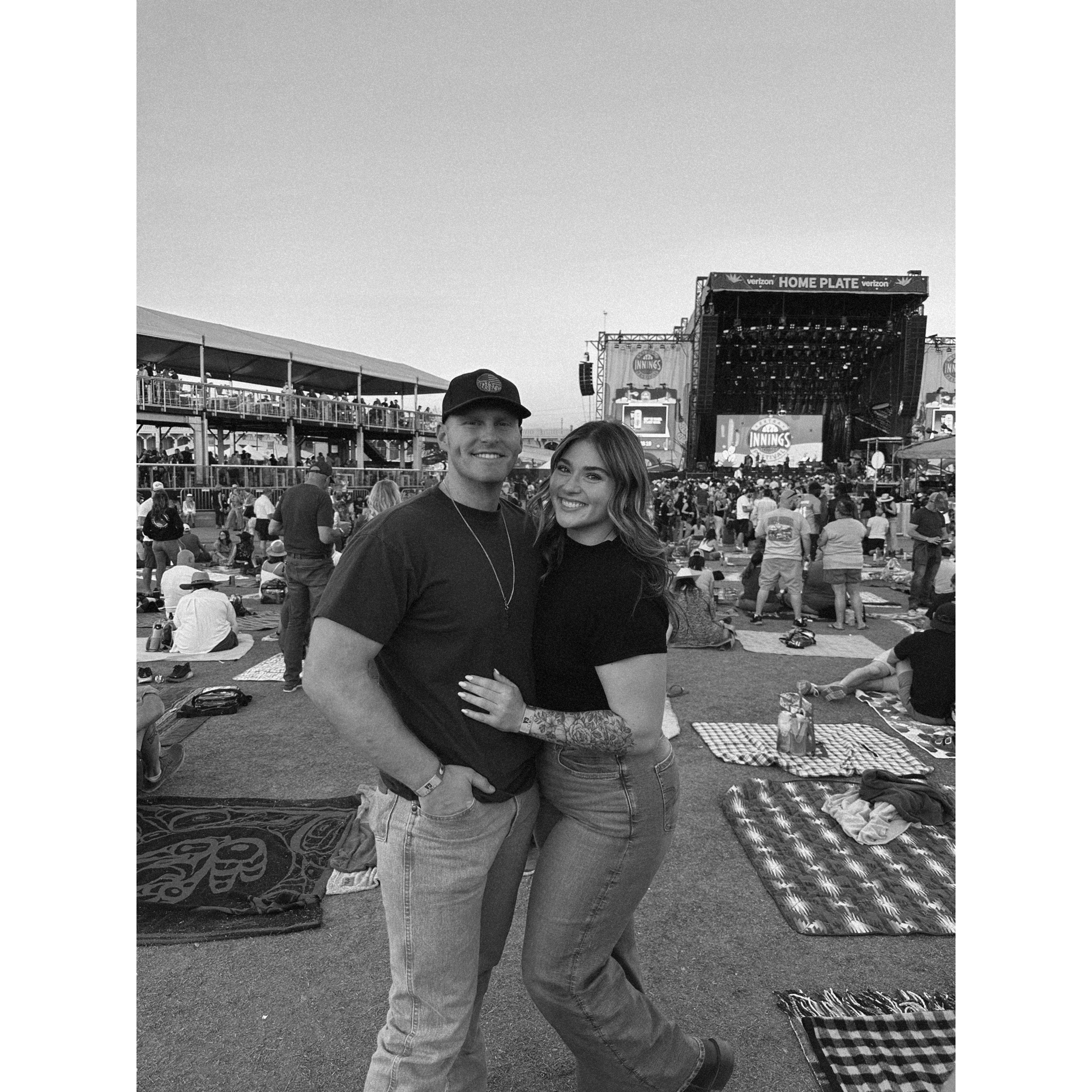 Sharing a love for country concerts