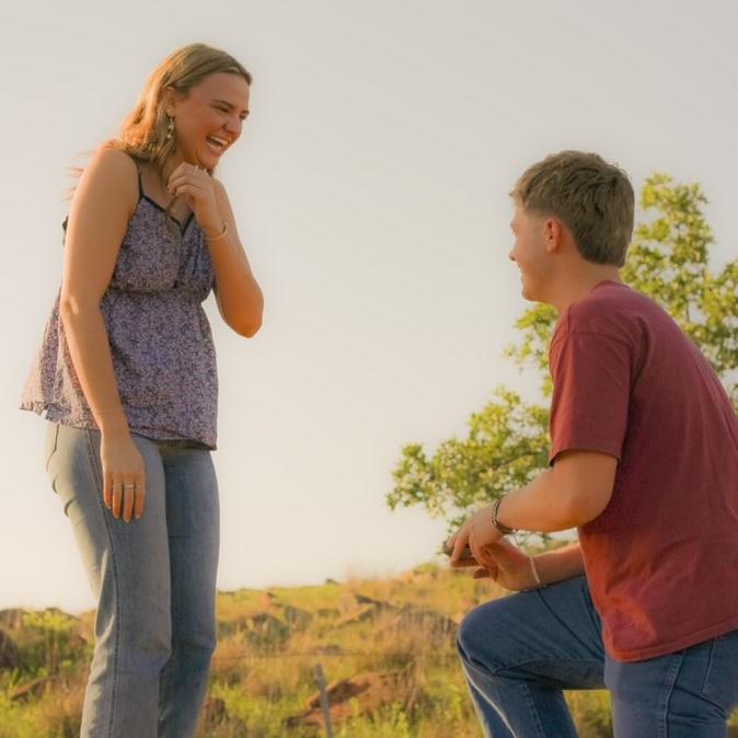 Axton proposed!!! April 26th, 2025