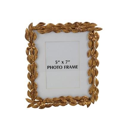 Brass Flower And Leaf Wall Sculpture Light Gold - Opalhouse&#153;