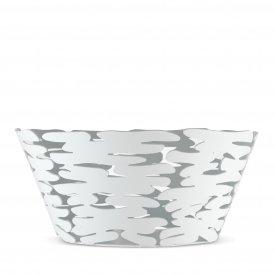 Basket. White. cm 21 Barket