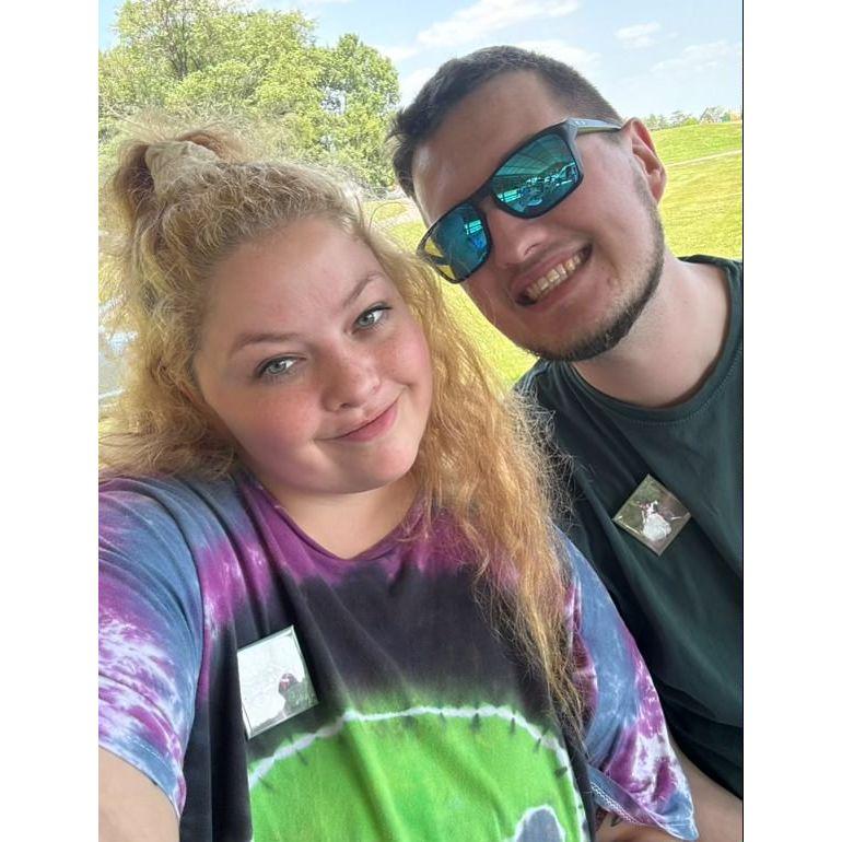 Supporting friends and family at the annual 24 hour bike race! Peep our Culley buttons <3
