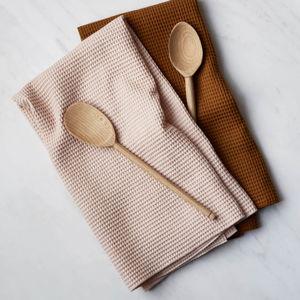 Essential Waffle Kitchen Towels (Set of 2) by Hawkins New York