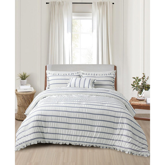 Kona Seersucker 4-Pc. Comforter Sets