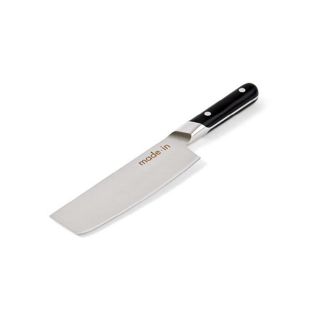 Made In Cookware - 6" Nakiri Knife - Made In France - Full Tang w/ Truffle Black Handle