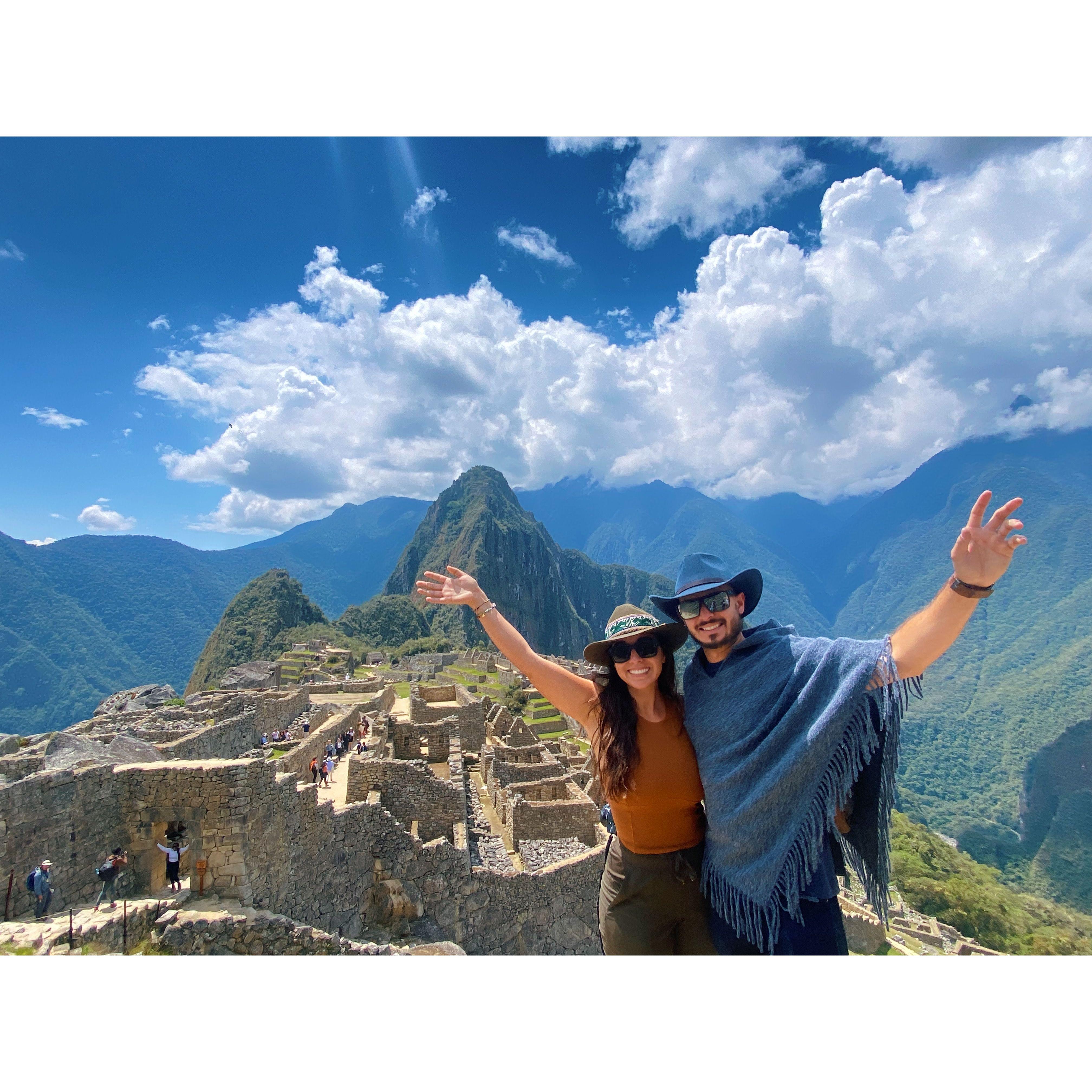 Machu Picchu, Our first Wonder of the World Together.