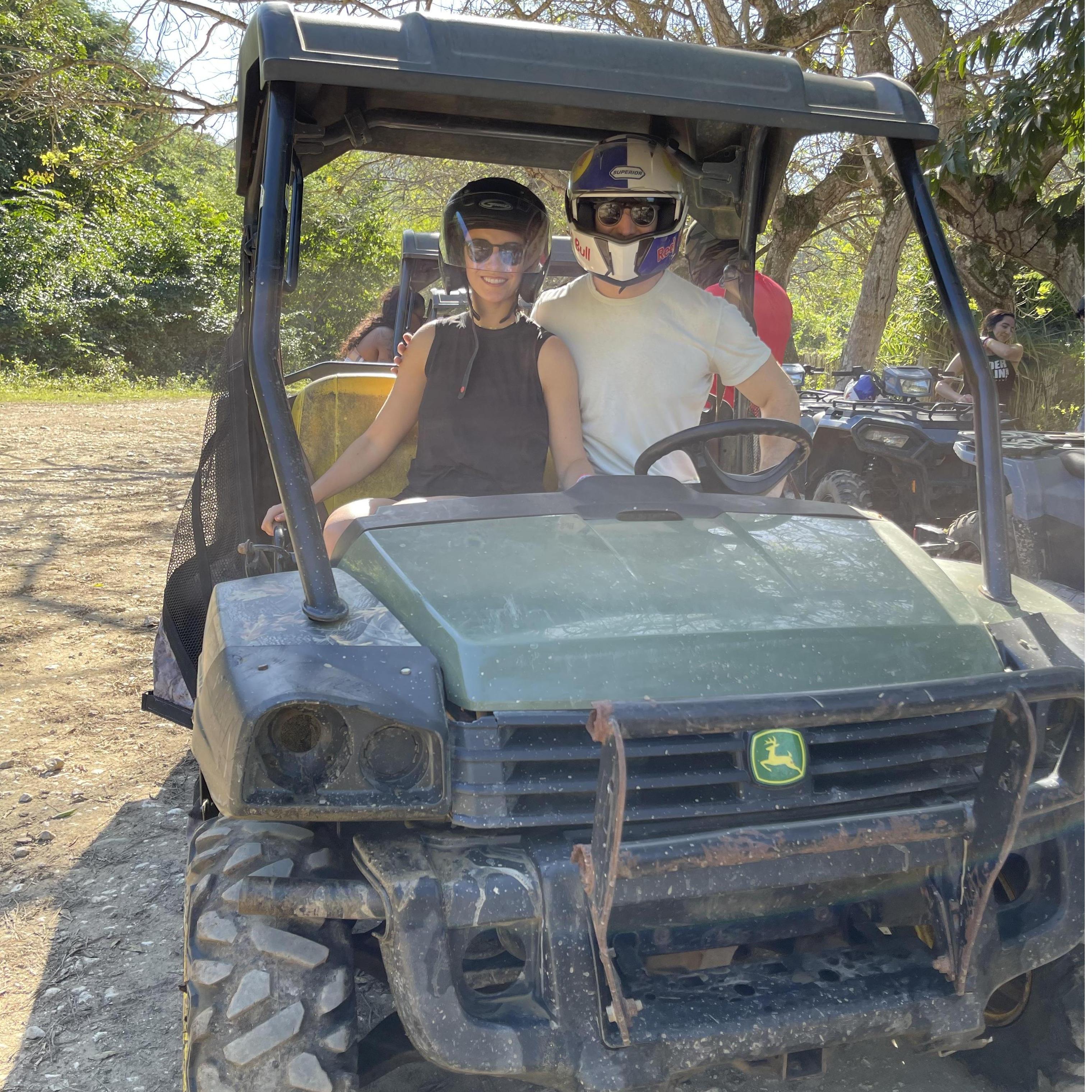 We might *look* adventurous, but really Marcus is adventurous and Olivia is just along for the ride.