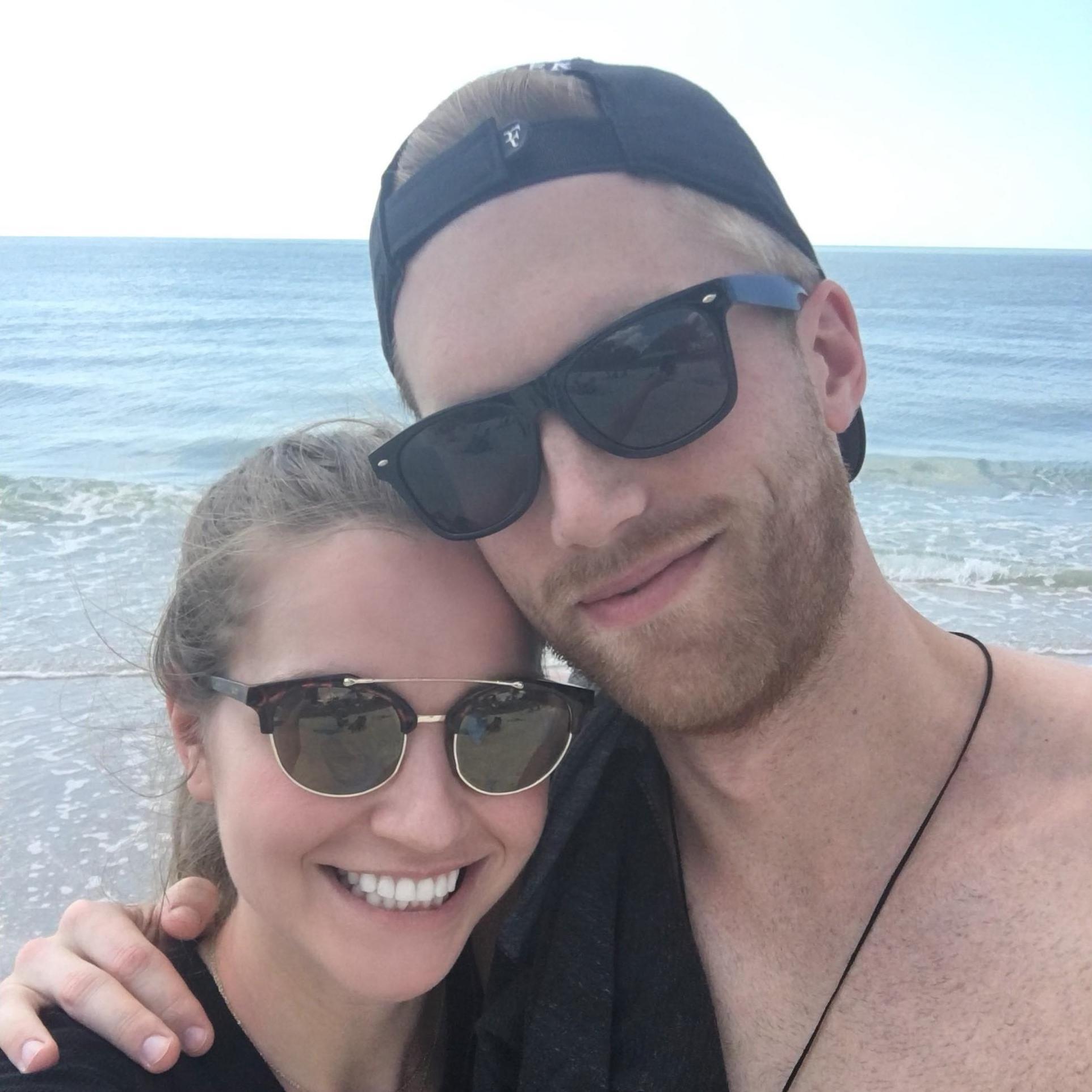 Our first trip together—Ft Myers, Florida.