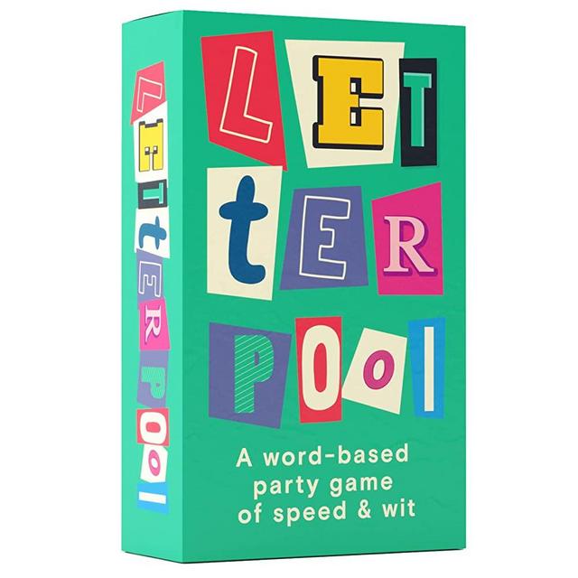 Letterpool: Fast Thinking Word Games for Adults and Family - Funny Board Games for Adults, Party Games Adult Games for Family Game Night, Board Games for Teens, Adult Board Games Game Night 2 + Player