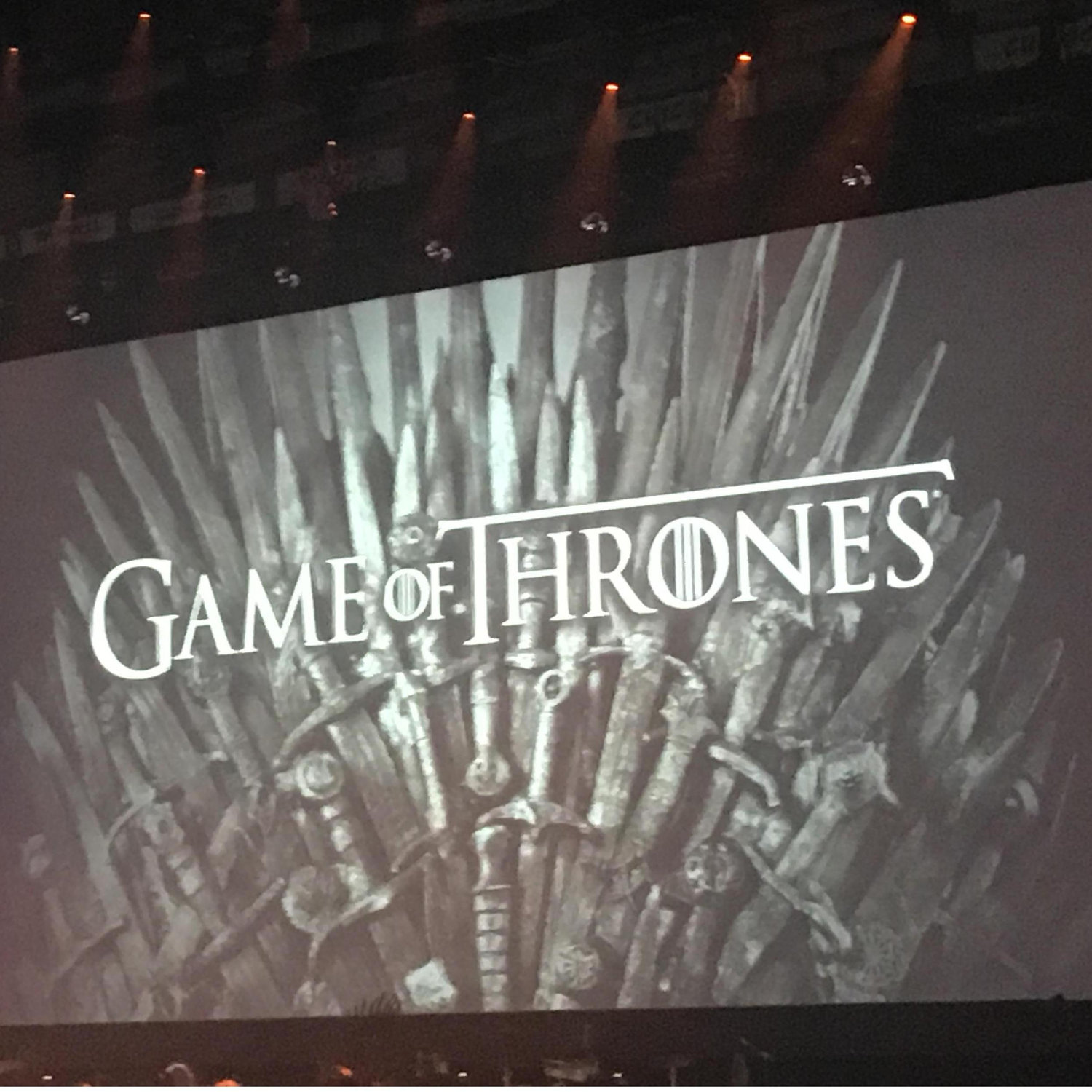 Game of Thrones orchestra he surprised me with! Little did I know I would be getting engaged a couple hours later!