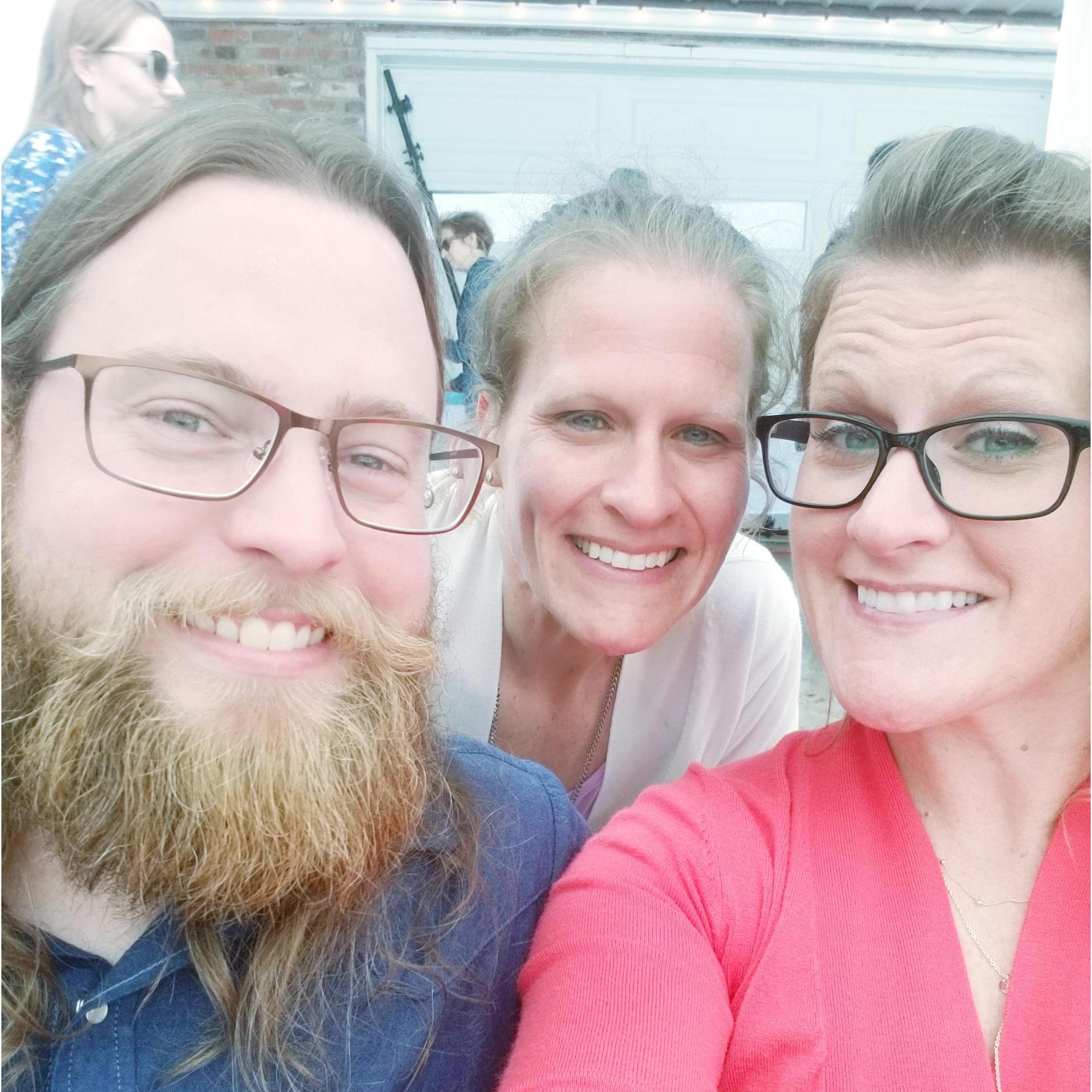 Rundy, Kemp and Nomy at Jess and Julie's Wedding