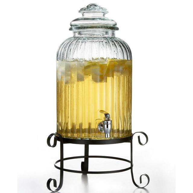Jay Imports Springfield Beverage Dispenser with Rack
