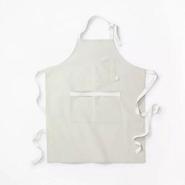 Adult Cooking Apron - Figmint™ - Color: Light Gray