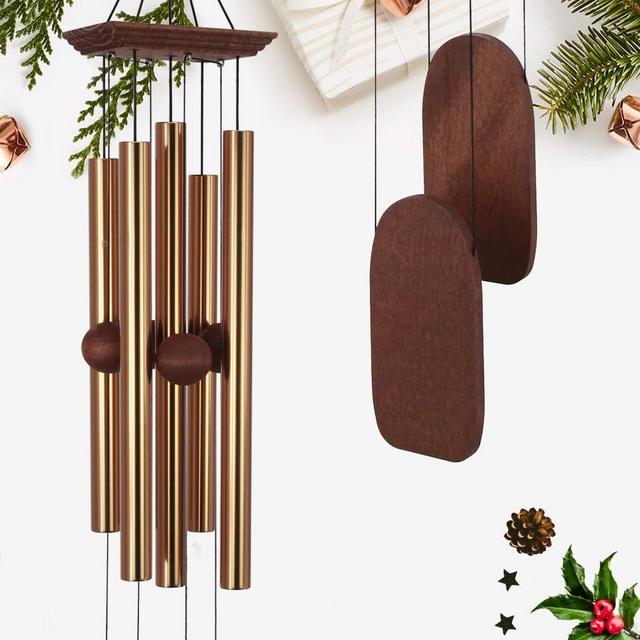 ASTARIN Wind Chimes for Outside, Memorial Wind Chimes Outdoor, Gifts for Housewarming/Mother Day/Christmas, Outdoor Decor for Patio, Garden, Yard, Home (36 Inch Bronze Wind Chime)