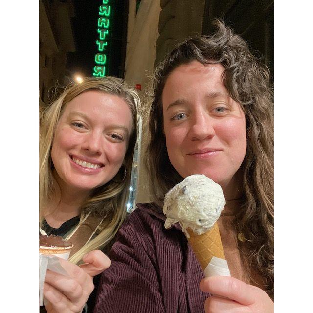 Gelato in Rome, Italy.