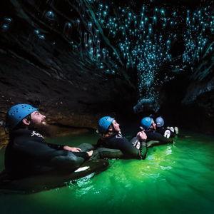 New Zealand Glowworm Cave Exploration