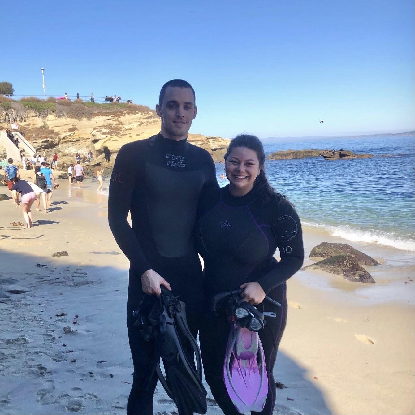 Snorkeling in La Jolla!