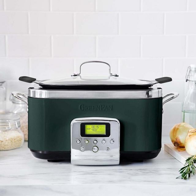 GreenPan™ Slow Cooker 6-Qt., Ponderosa Pine