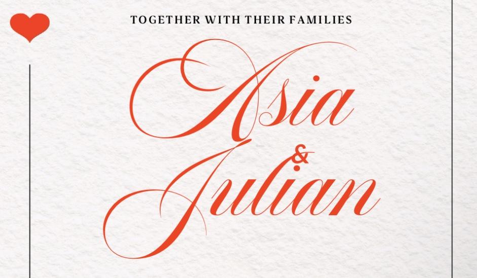 The Wedding Website of Asia DeVaughn and Julian Gray