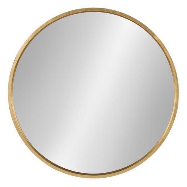 Kate and Laurel® Travis 25.6-Inch Round Wall Mirror in Gold