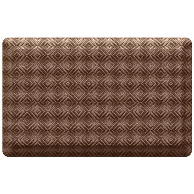 Ophanie Kitchen Mats for Floor, 9/10 Inch Thick Kitchen Rugs, Anti Fatigue Standing Cushioned Mat, Waterproof,Comfort Ergonomic Mat for Office, Home, Sink, 20''x39'' Brown Non-Slip Bottom