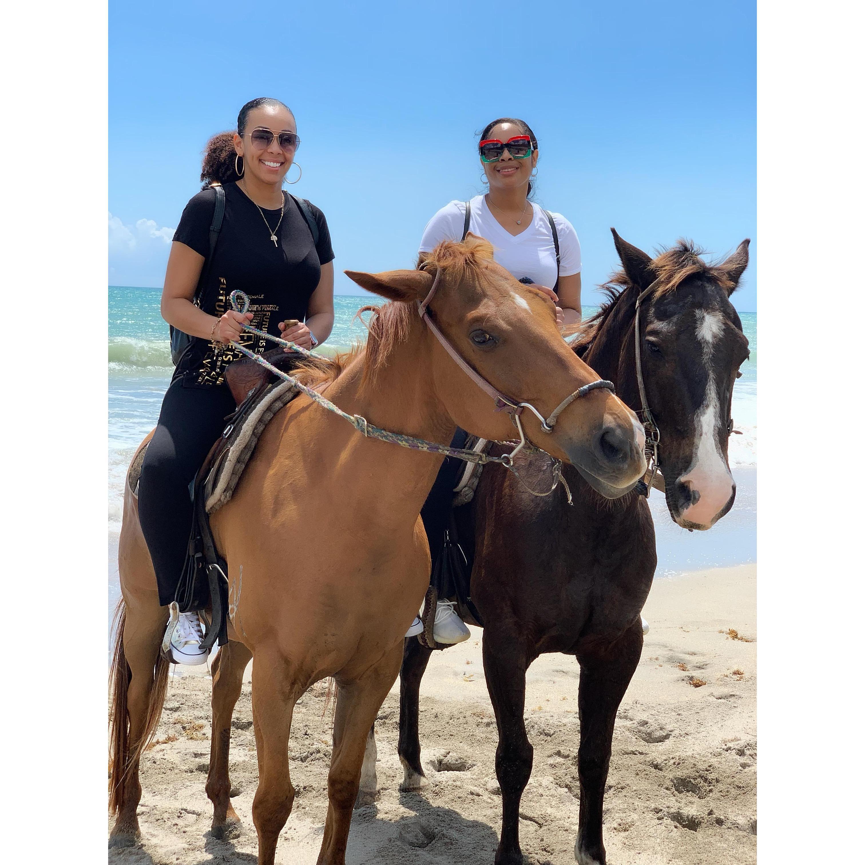 Another surprise “horse back riding “