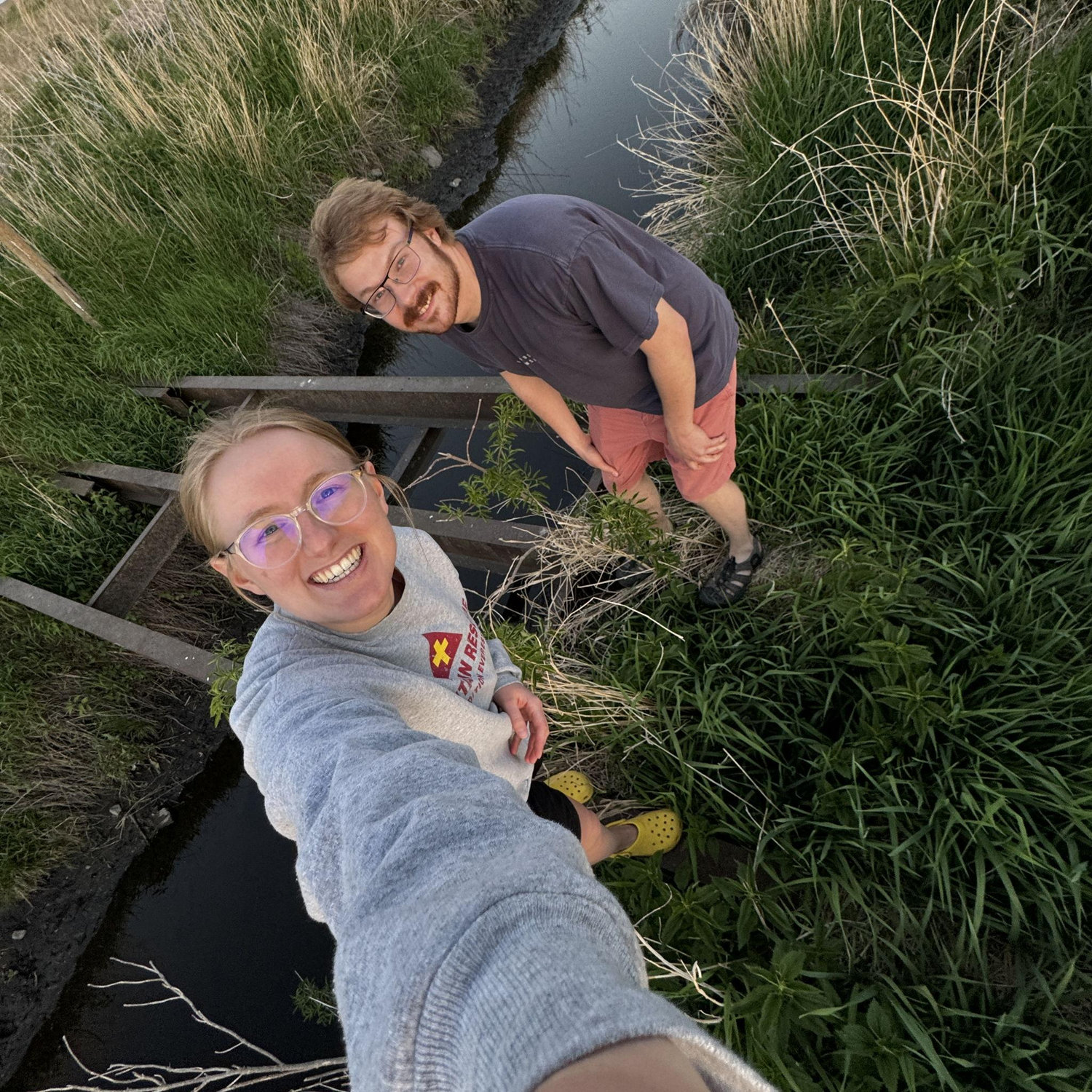 This is us before we found out we were trespassing...ope!