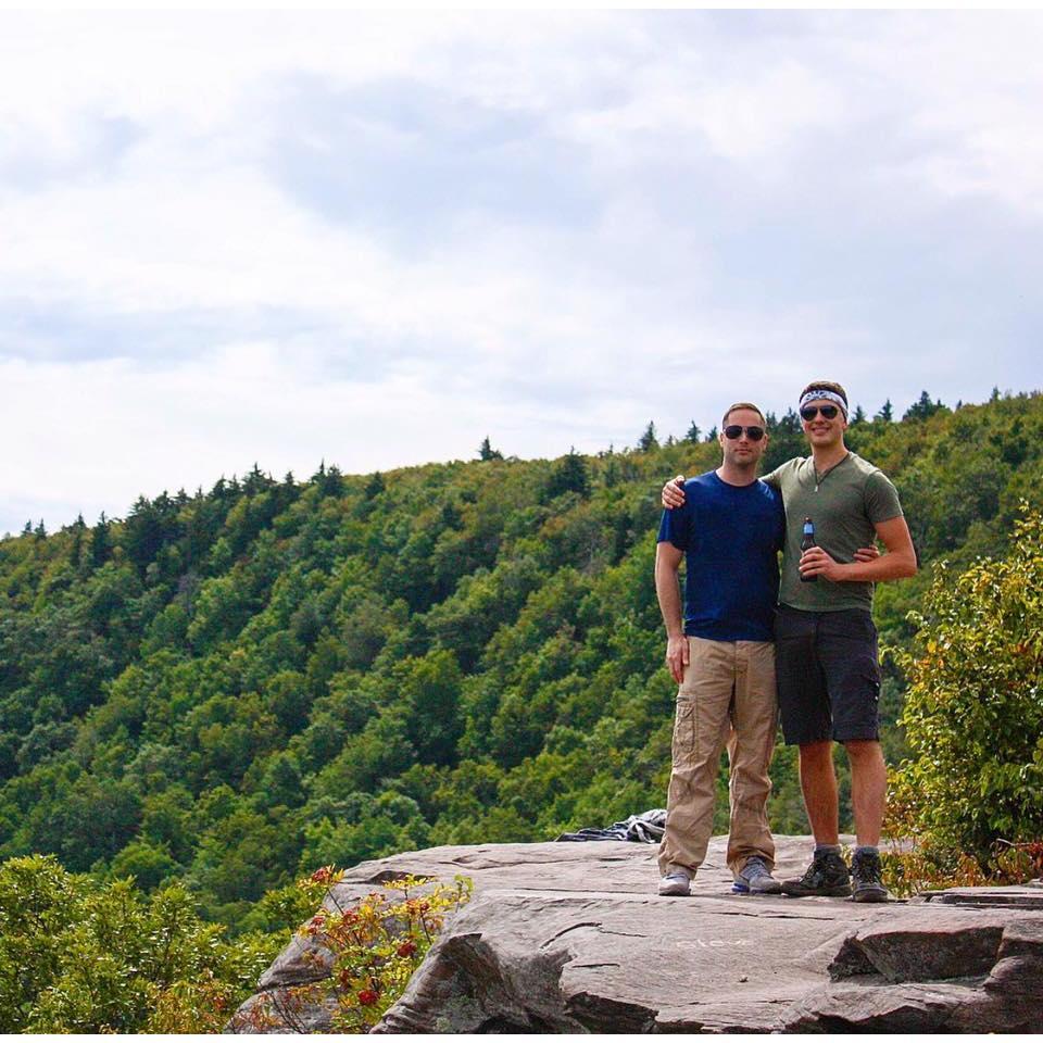 One of many hiking trips in the Catskill Mountains
