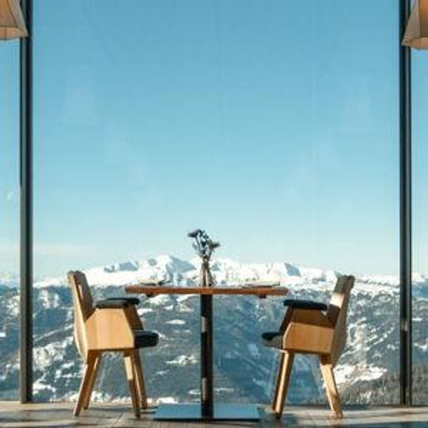 Dinner in Dolomites